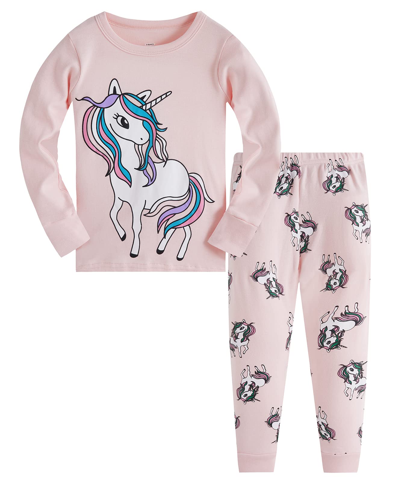 TEDD Girls Christmas Pyjamas Set Toddler Clothes Sleepwear Animal Printed Nightwear Winter Long Sleeve Pjs 2 Piece Outfit Xmas Gift for Kids — view 17