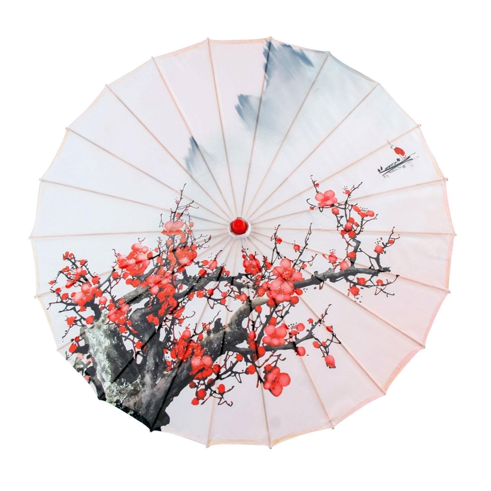 Oiled Paper Umbrella Art Classical Dance Umbrella Classical Dance Parasol for Music Festivals per Costumi Matrimonio Festa Oggetti di Scena Scen(Color8)