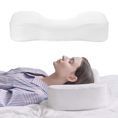 SNPE C-Curve Cervical Pillow for Neck Alignment, Ergonomic Contour Design
