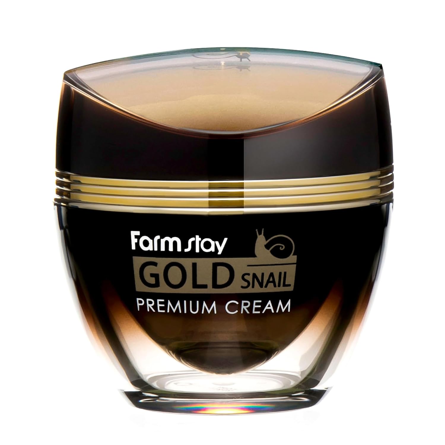 Farmstay Gold Snail Premium Cream - Snail Mucin Cream Infused with Gold - Hydrates and Firms Tired Skin - Fights Wrinkles and Fine Lines - 1.69 oz