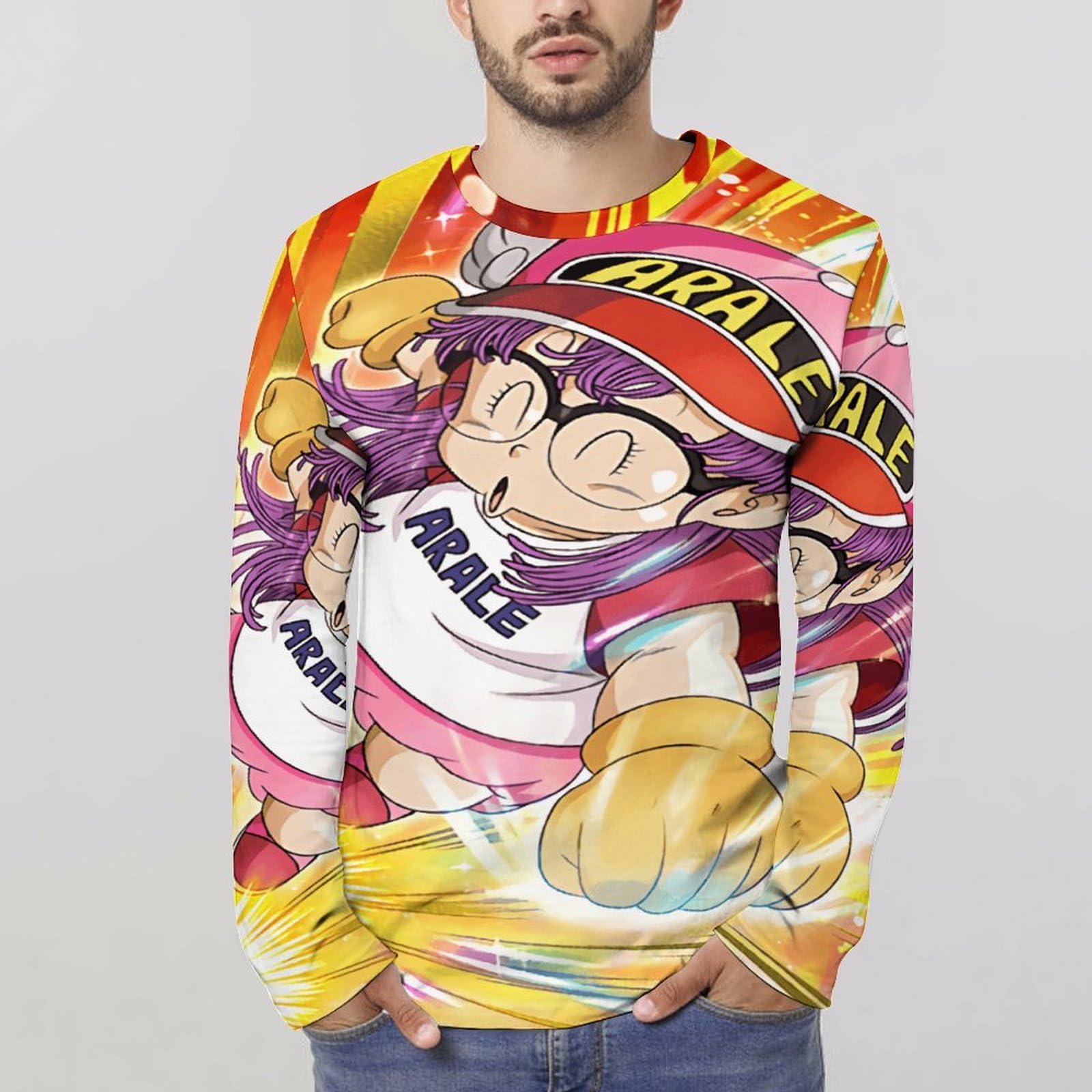 Amazon.co.jp: Dr.スランプ アラレちゃん Tシャツ メンズ 長袖 