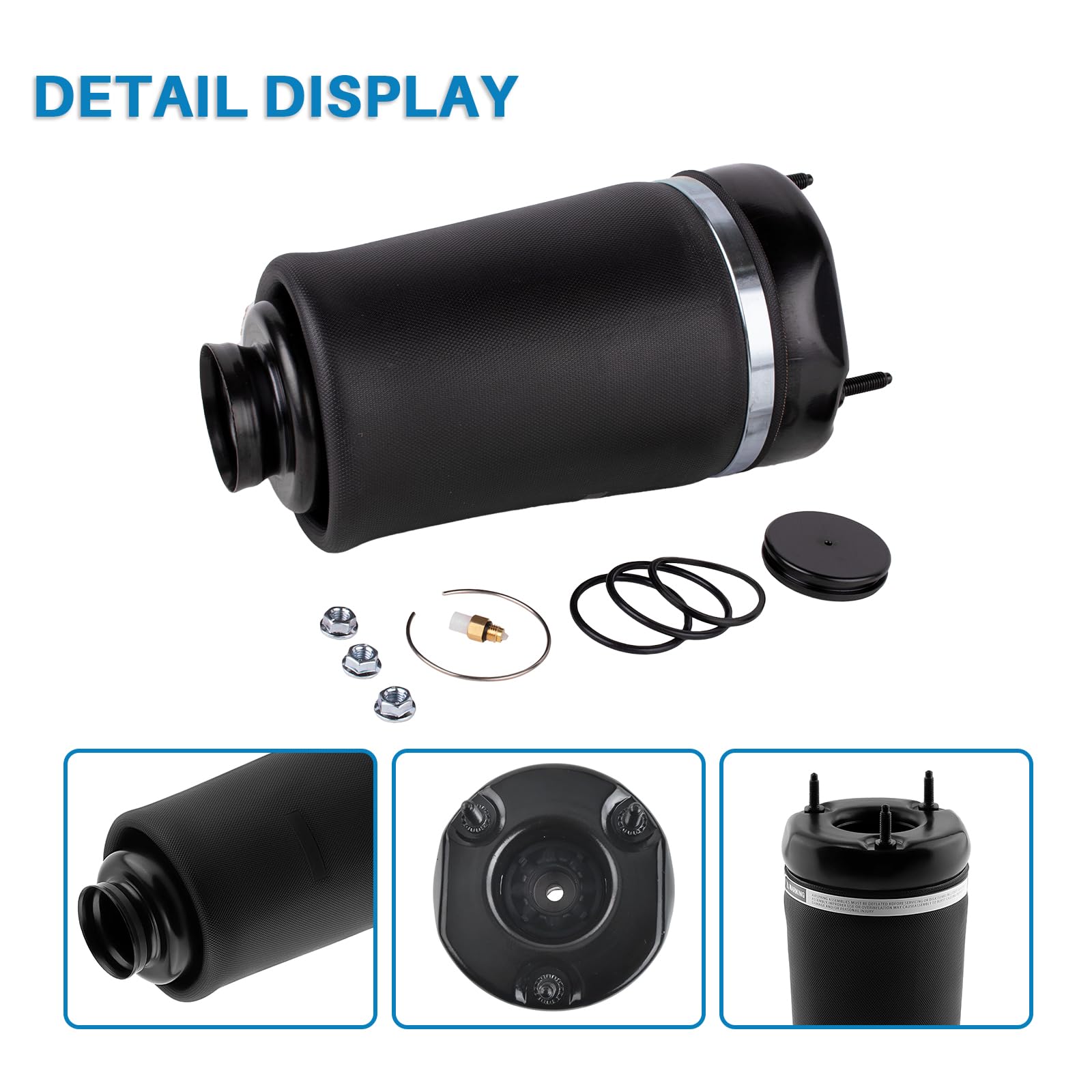 Kit de réparation de ressort pneumatique avant compatible avec classe GL X164 GL 350 450 Classe M W164 ML 300 500 Remplace 1643204313 1643206113