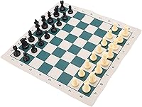 Vista 9 de Generic PVC Portable Chess Travel Portable Folding Chess Sets for Indooroutdoor Play Relaxation