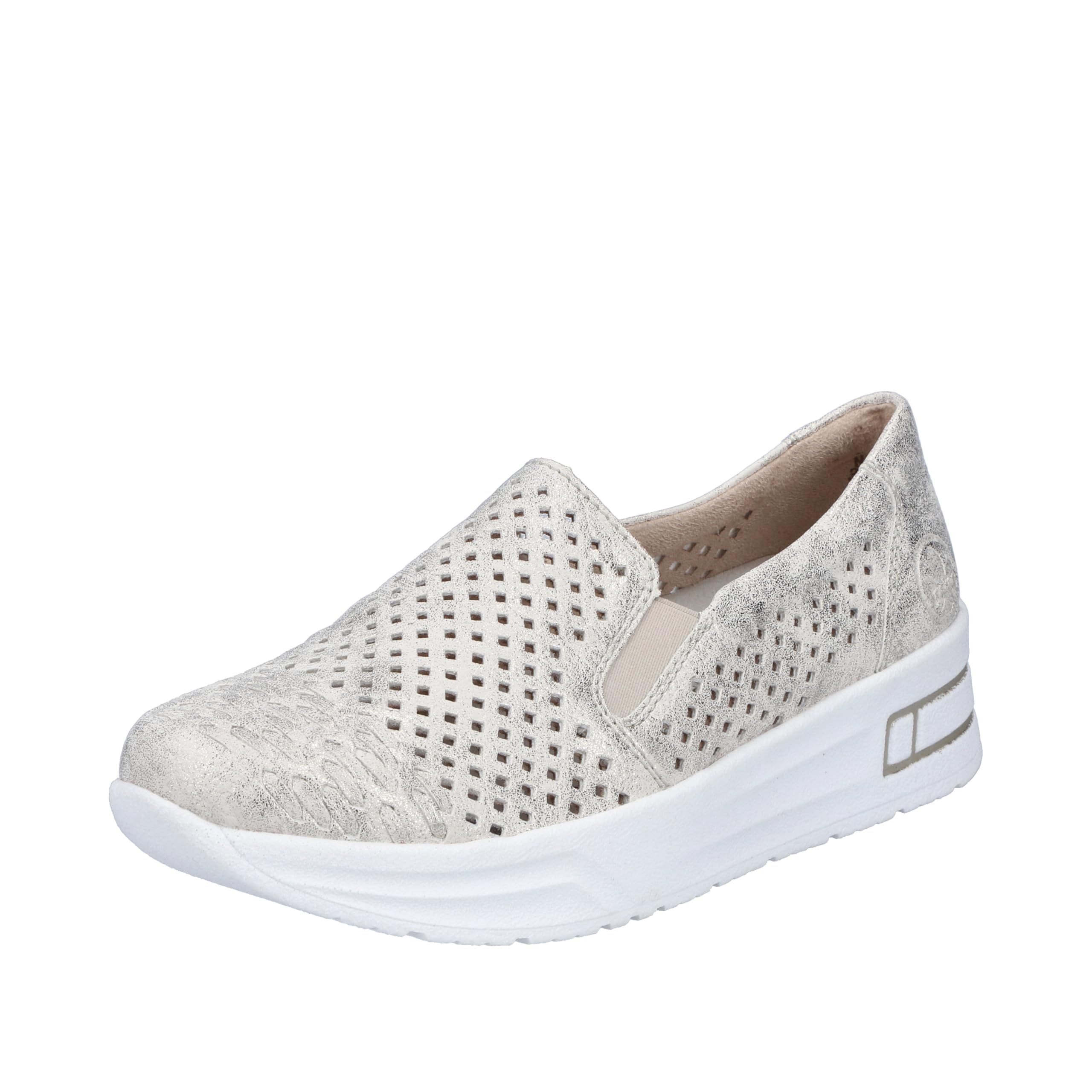 Rieker Women's N8155 Slippers, Beige, 6.5 UK
