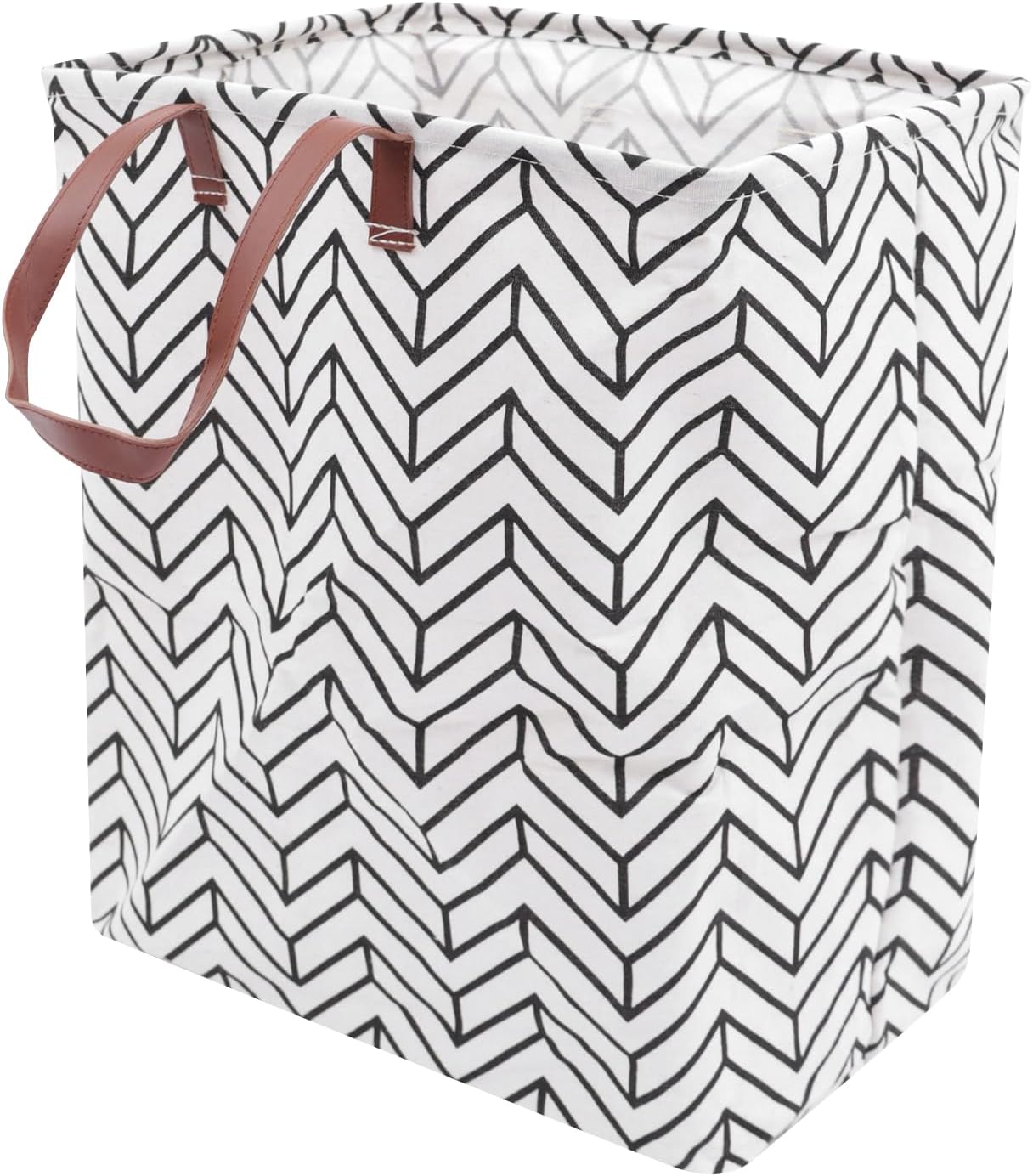 Foldable Laundry Hamper with Handles, Large Basket Hamper Dirty Clothes Storage Laundry Basket, Freestanding Clothes Washing Basket for Laundrys Room Bathroom Dorm(Grey)