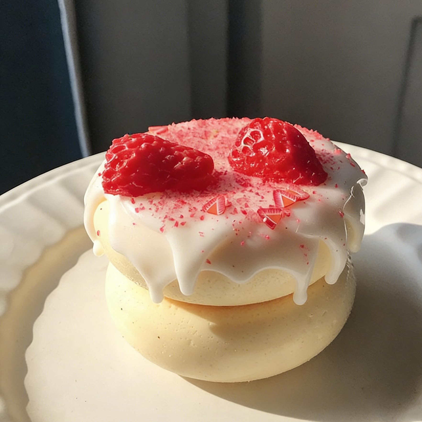 いちごケーキ スクイーズ ゆっくり戻る Amazon | スクイーズ いちごケーキのスフレ おもちゃ 反発 【新感触