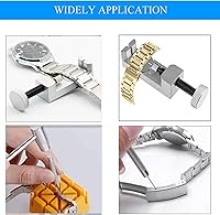 Vista 6 de Herramienta de reparación de pasadores de correa de reloj, kit 59 en 1 con 6 puntas adicionales de repuesto, 30 pasadores de chaveta, juego