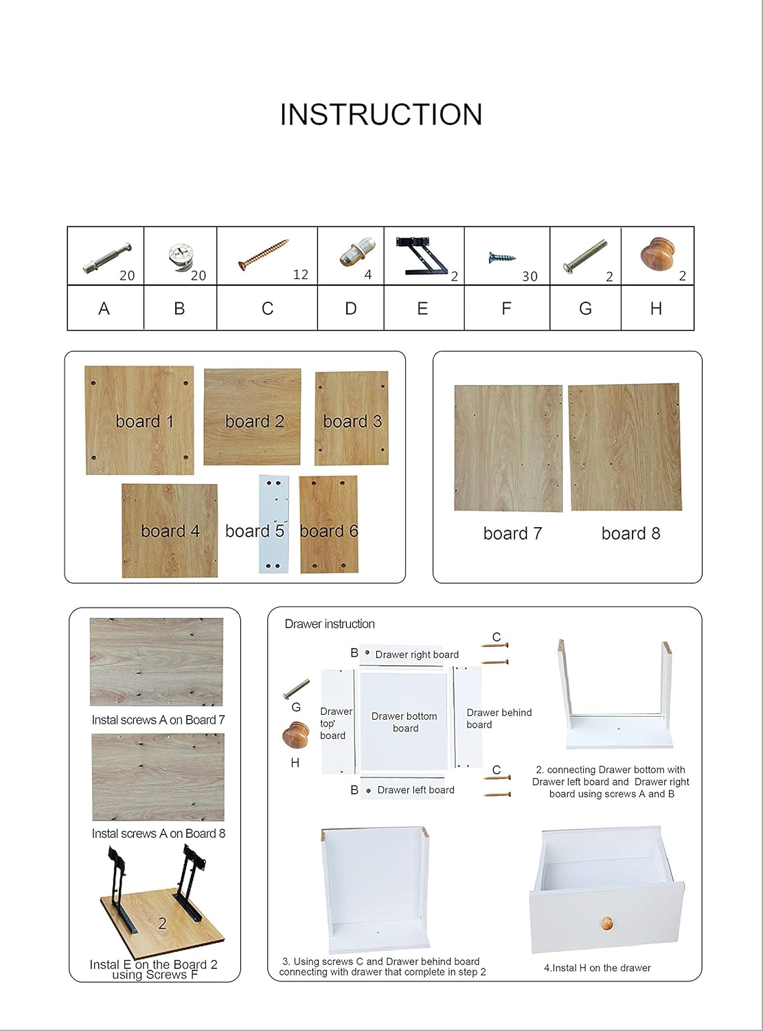 Nightstand Bedroom Bedside Table with Storage,Removable Locker Lifting Table File Cabinet,for Home Office (White): Kitchen & Dining