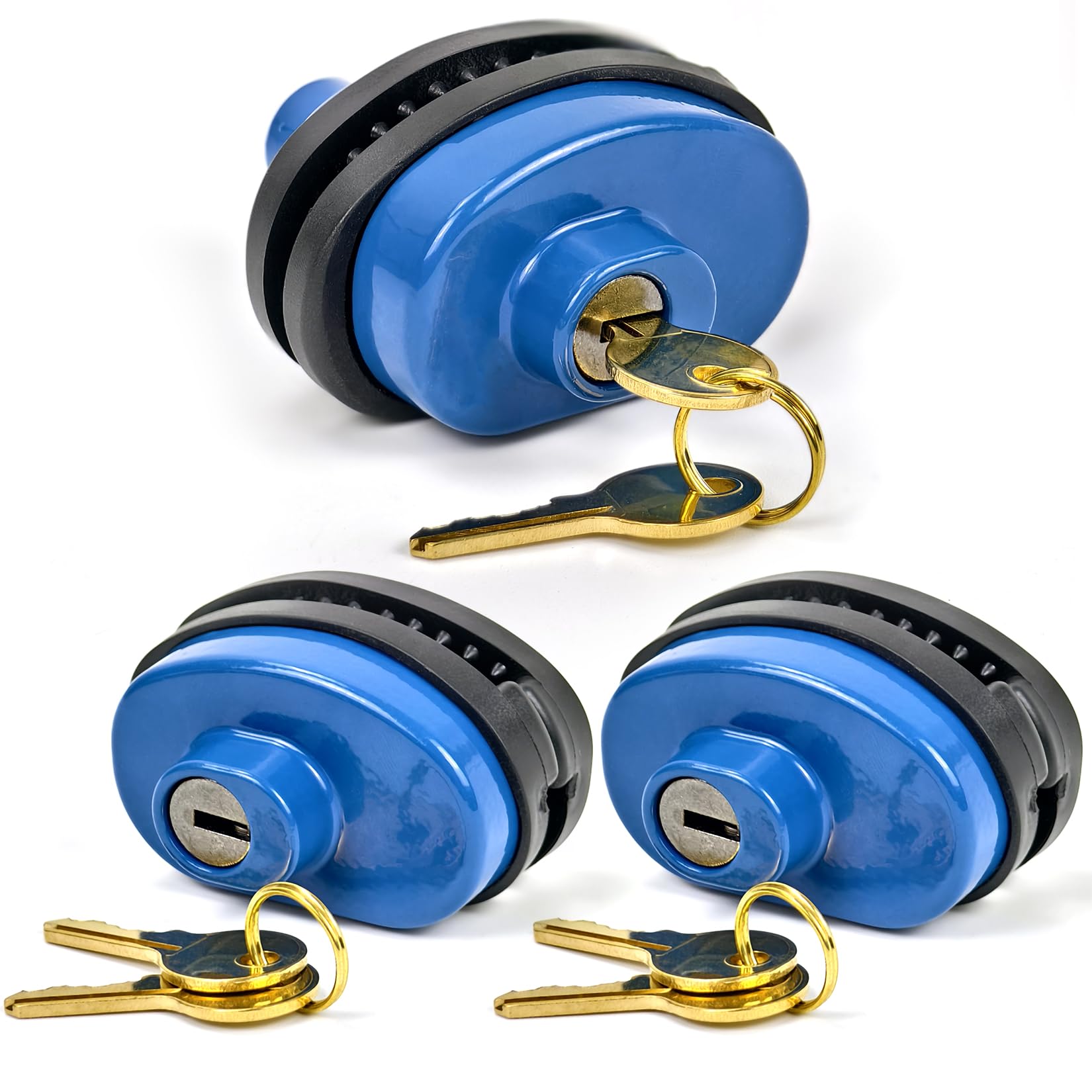RioRand Keyed Alike Trigger Lock, Adjustable Gun Safety Lock with 2 Brass Keys, Compatible with Most Standard Firearms for Secure Storage
