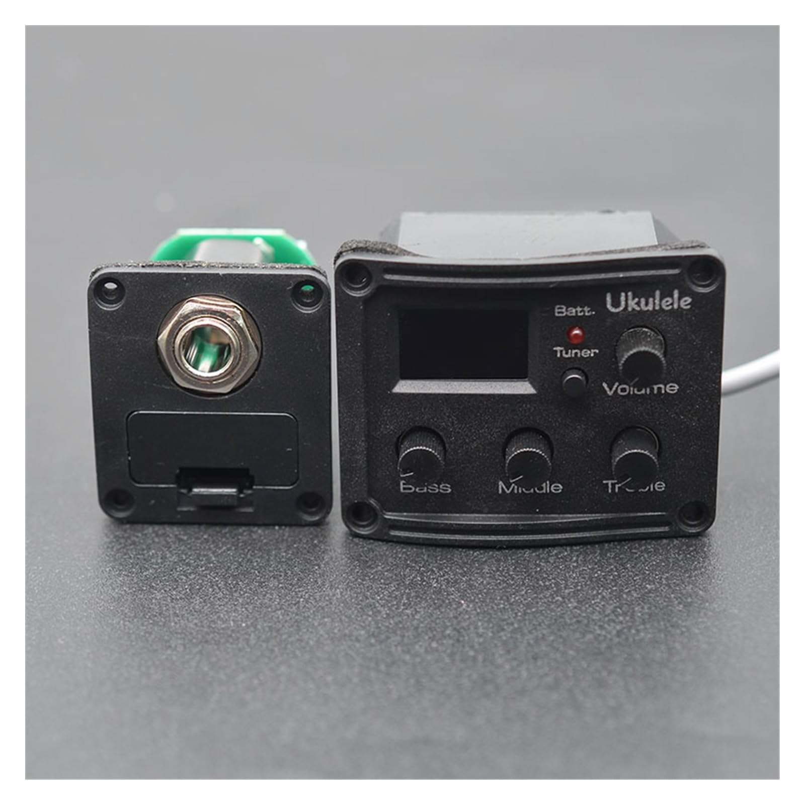 Micro Ukulélé Électronique 3 Bandes Mini Guitare EQ Égaliser Dur Piezo Avec Système D'accordeur Accessoires de Instruments de Guitare