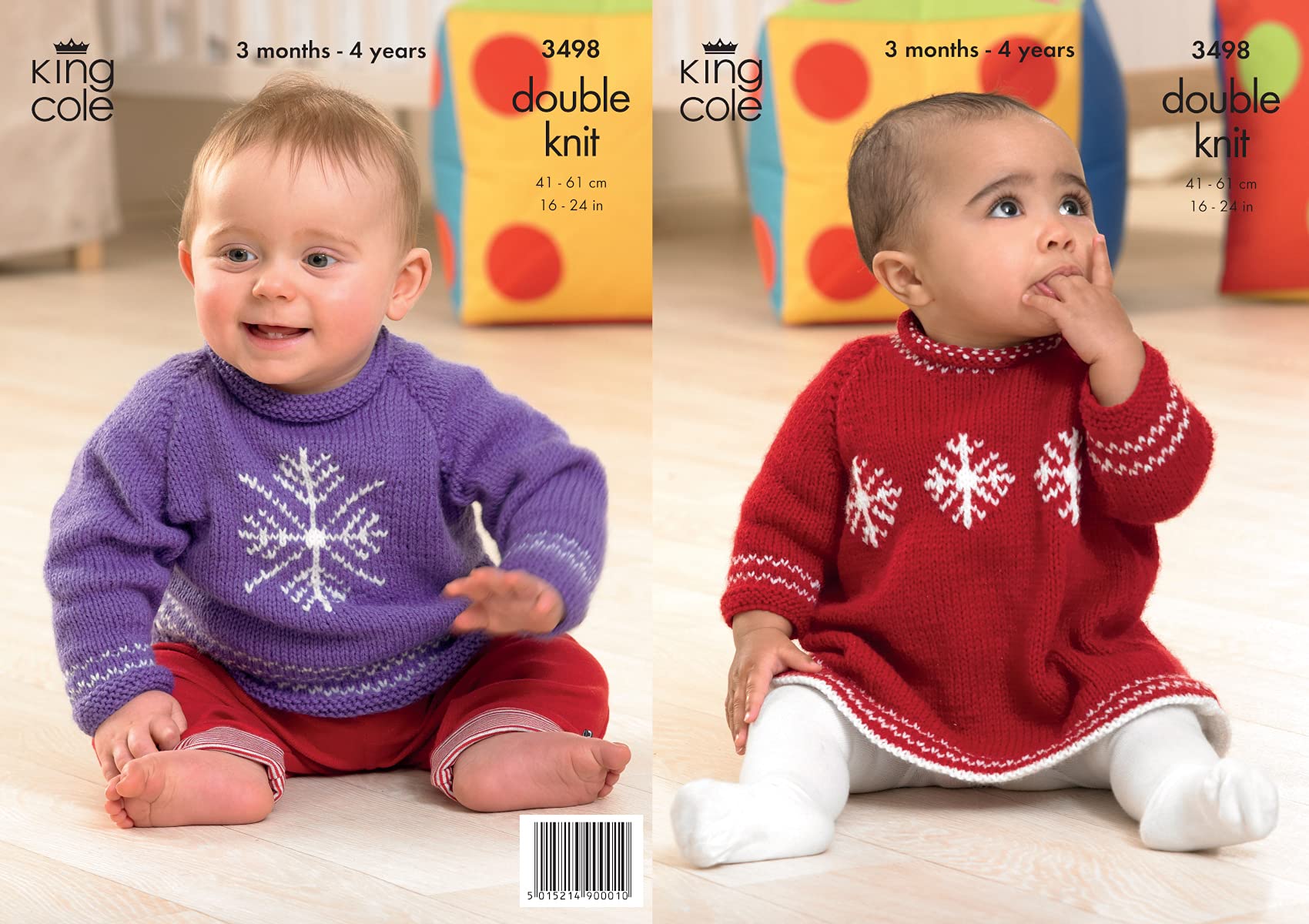 Sweater and Dress in King Cole DK (3498)