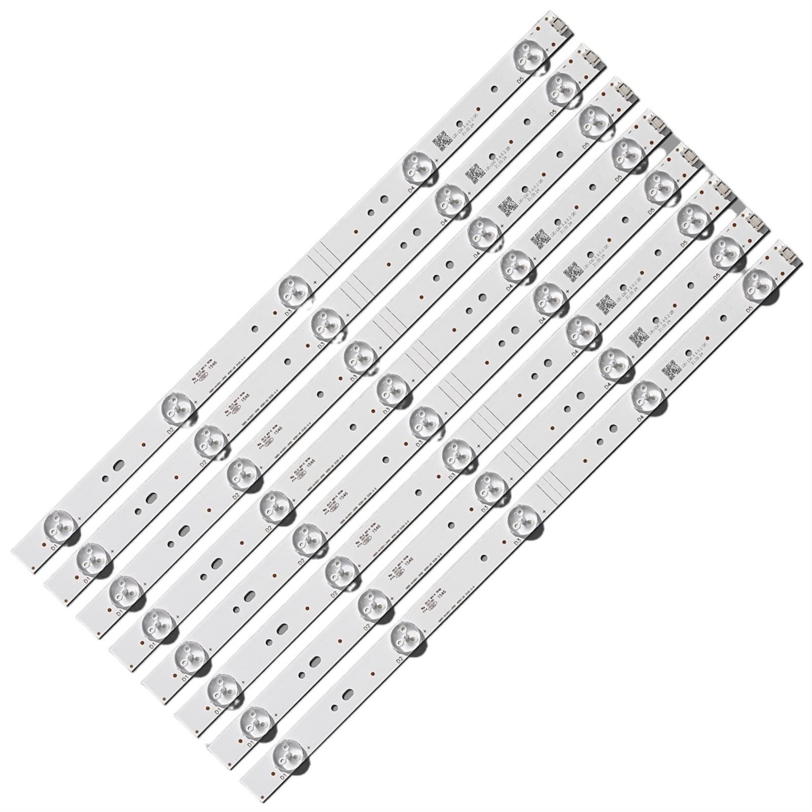 Kit 8 Barres LED Pour Téléviseur Skyworth 43 Pouces - Réf 5800-W43001-3P00 - Modèles 43E3000, 43E3500, 43E6000