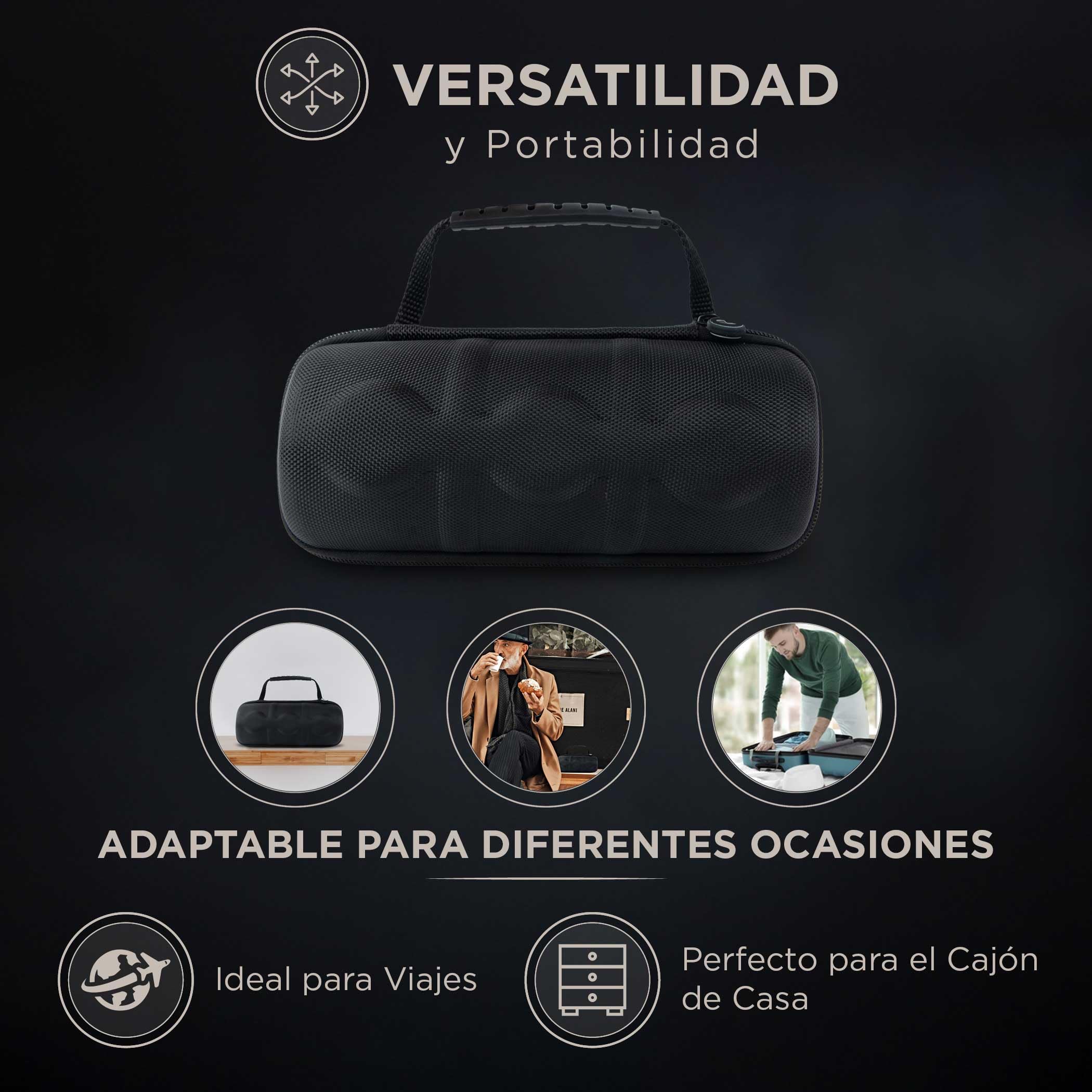 Estuche para Relojes - Caja Relojes Organizador - Watch Case de Viaje Acolchado- Porta Relojes Hombre - Estuche Relojes Elegante y Funcional - Relojero Semirigido – Caja Para Relojes Ligera