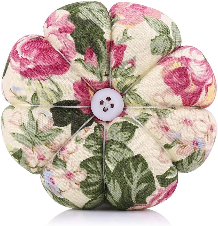 Delaman Pin Cushion, Creative Pumpkin Pincushions, 8 Petals