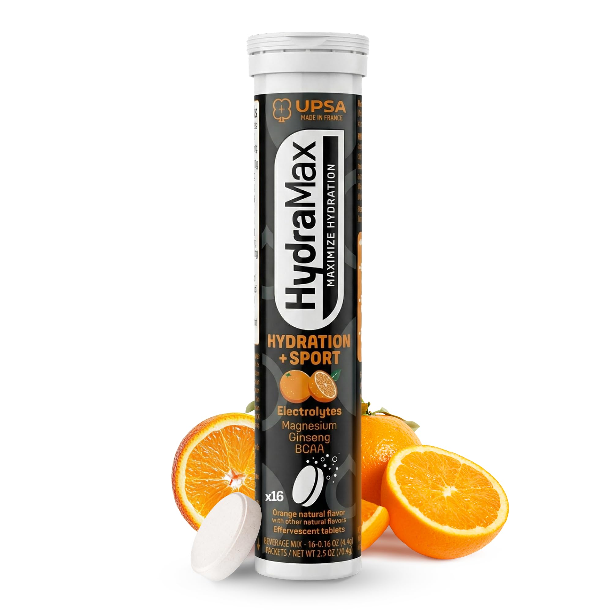 Upsa Hydramax Hydration + Detox Electrolytes Tablet – Effervescent Hydrating with 4 Essential Electrolytes, Vitamin C, Artichoke & Ginger Extracts,48 Count (Detox x3) — Amazon image 12