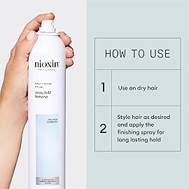 NIOXIN Density Defend Styling Strong Hold Hairspray For Long-Lasting Hairstyles Humidity Resistant 10.6 Fl oz.