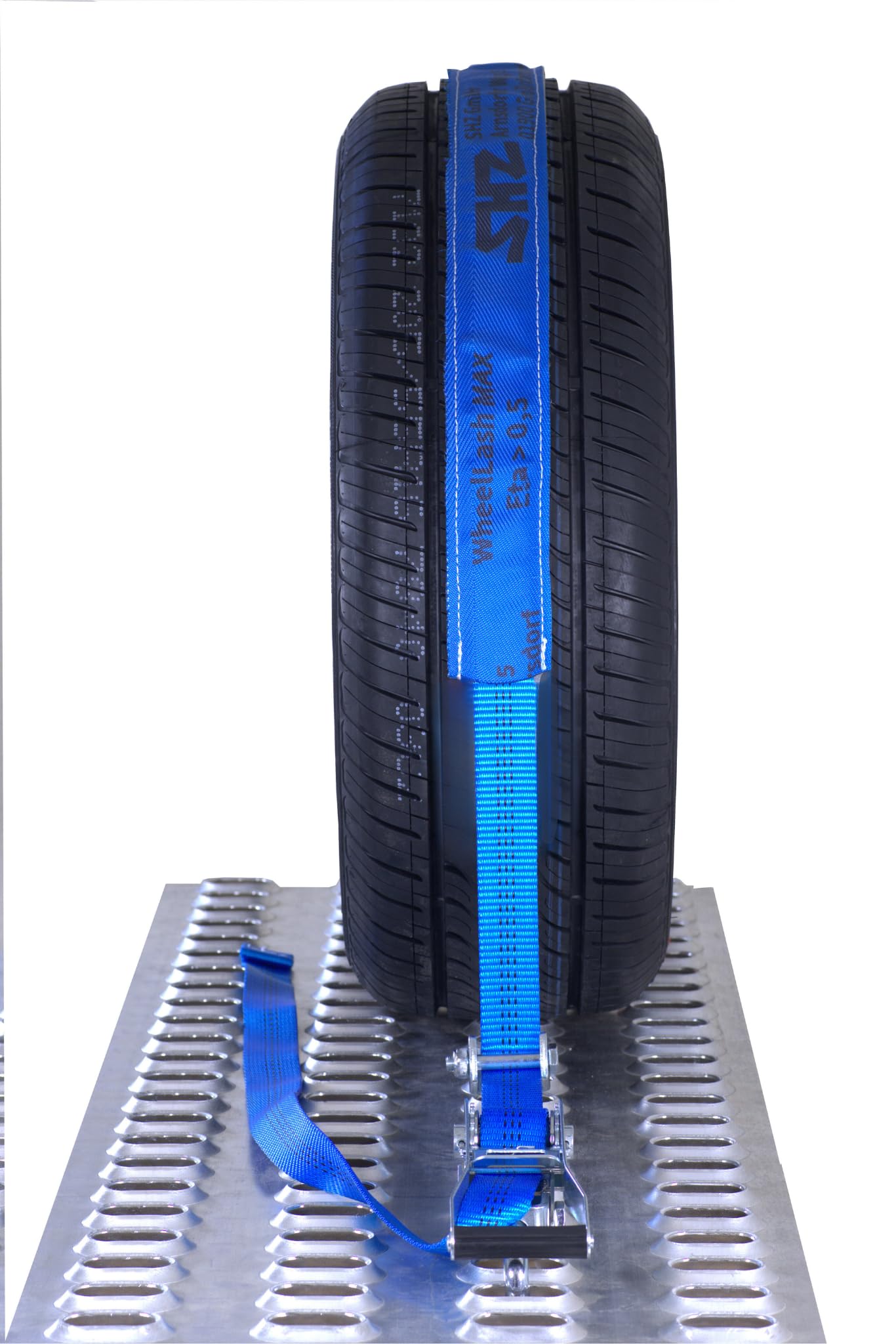 SHZ Spanngurt Autotransport 35mm VDI2700 konform Radsicherungsgurt 3t Zurrgurt LC 1.500/3.000 daN Auto Transport Spanngurt Reifengurt (4 x 72)