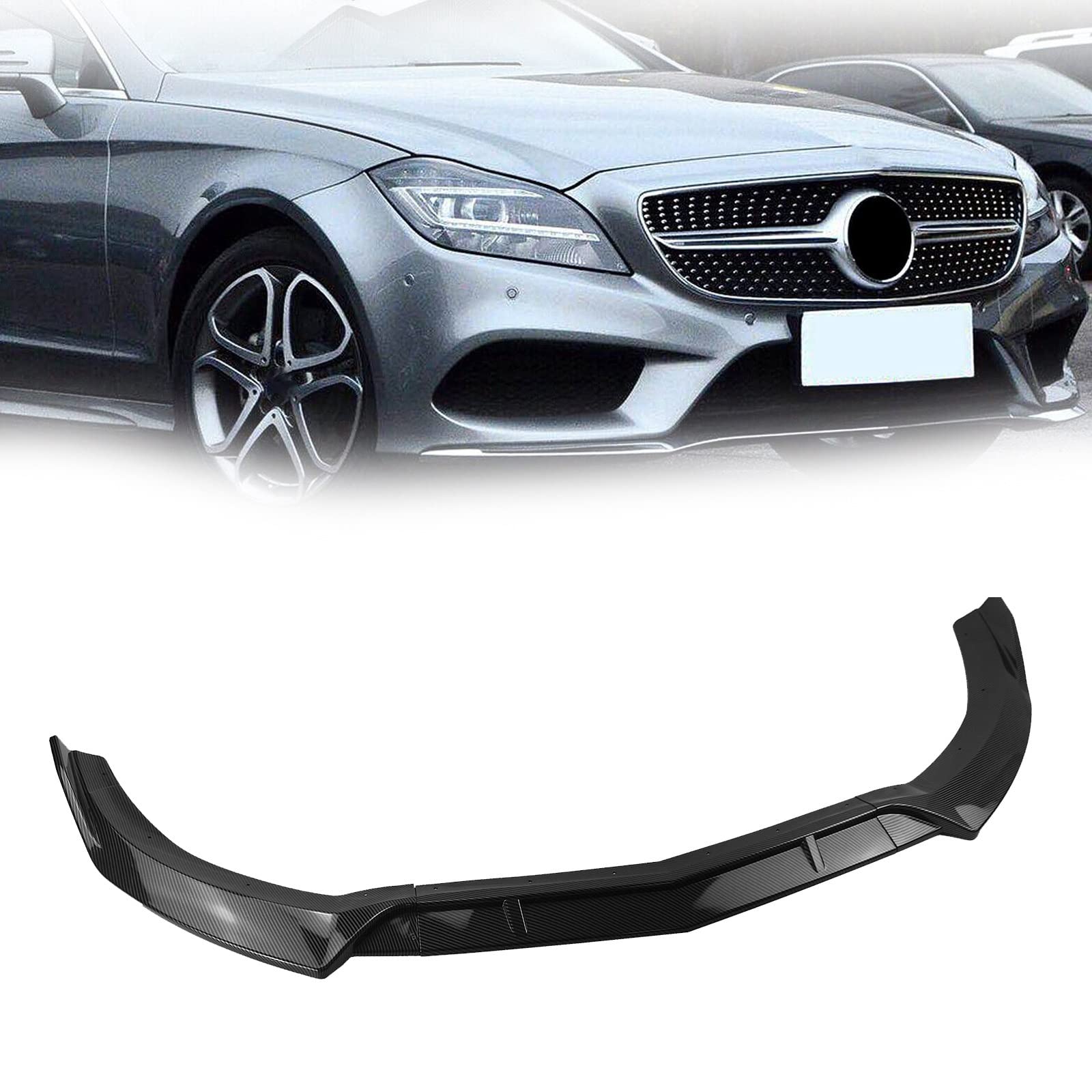 Lèvre de becquet de pare-chocs avant pour protéger et styliser la Benz W218