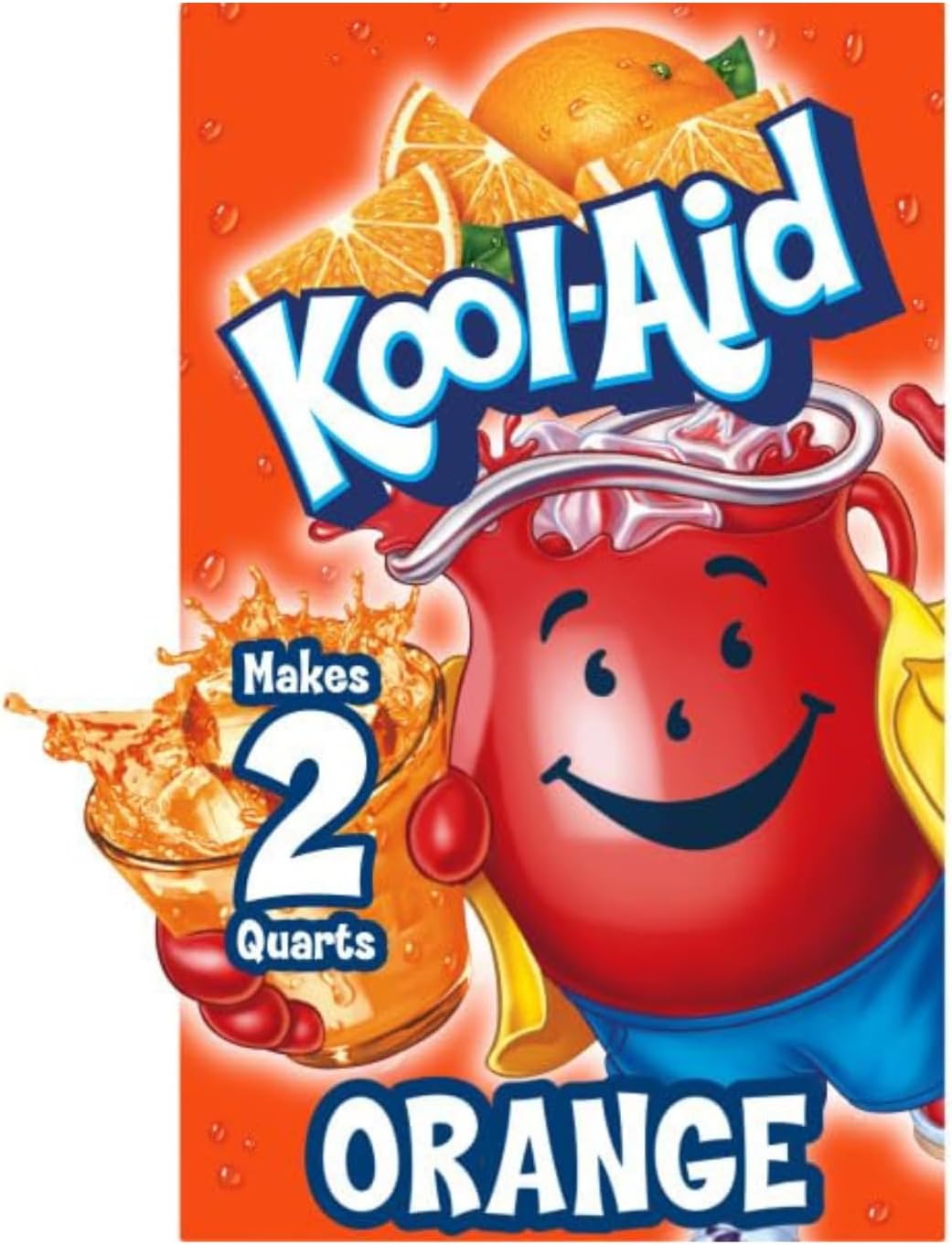 Unsweetened Soft Drink Mix, Orange, 15OZ, 48 CT