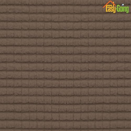 Miniatura 4 de Easy-Going - Funda elástica para taburete otomano, funda protectora para muebles, funda rectangular con parte inferior elástica