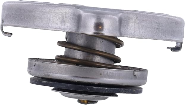 MotoRad Metal Radiator Cap, Black, 7 PSI, 4 Ear Design, for Open or Closed System (10228)