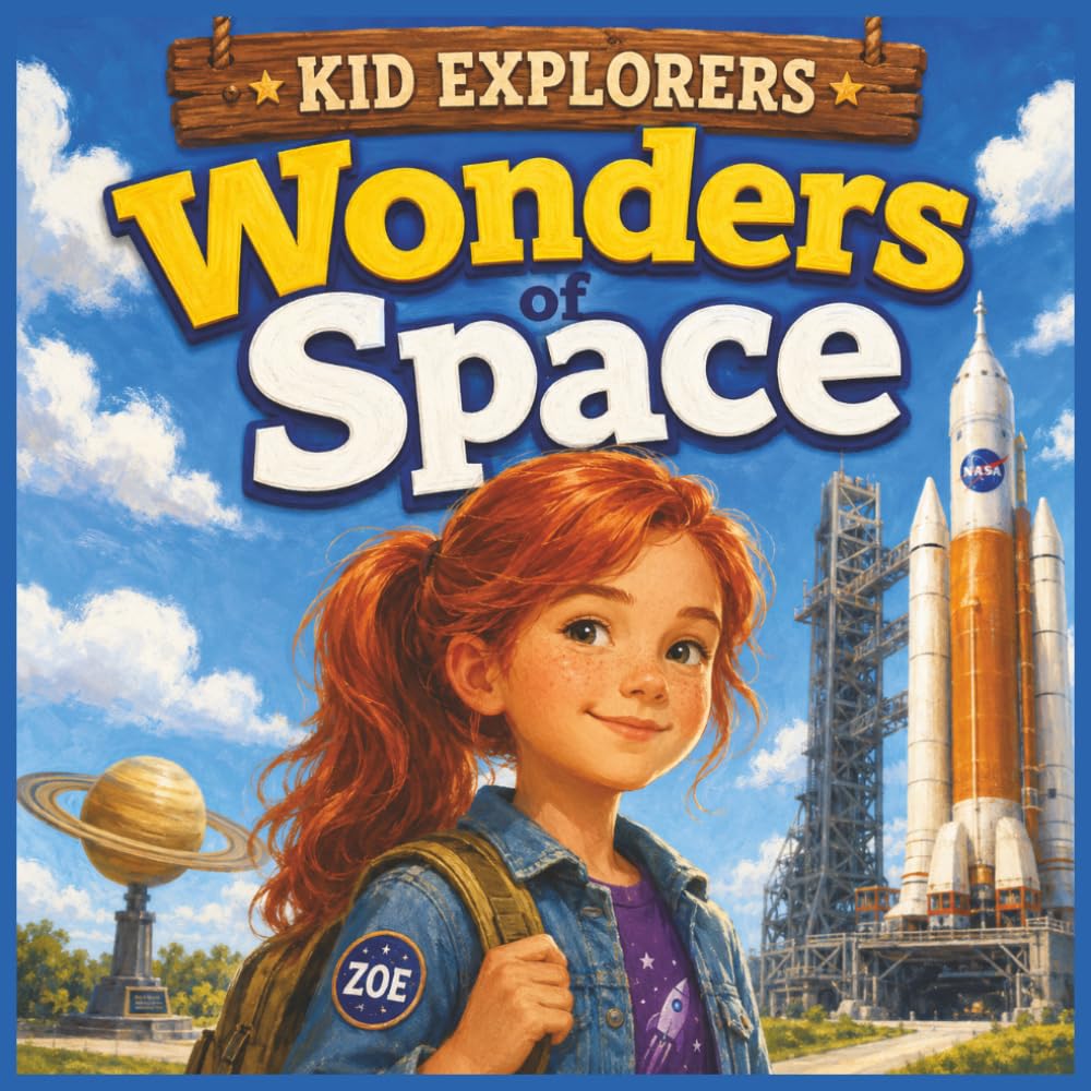 Kid Explorers: Wonders of Space: A Journey Through Rockets, Planets, Moons, Stars, Astronauts, and the Mysteries Beyond Earth