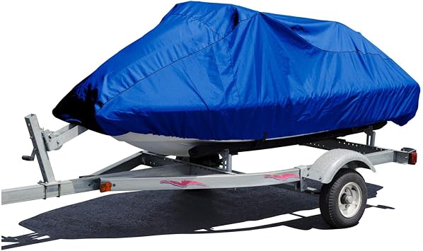 Budge BA-51 Jet Ski Cover Fits Jet Skis 106 to 115 Long, Blue, Fits Jet skis 106 to 115 - 2 Stroke