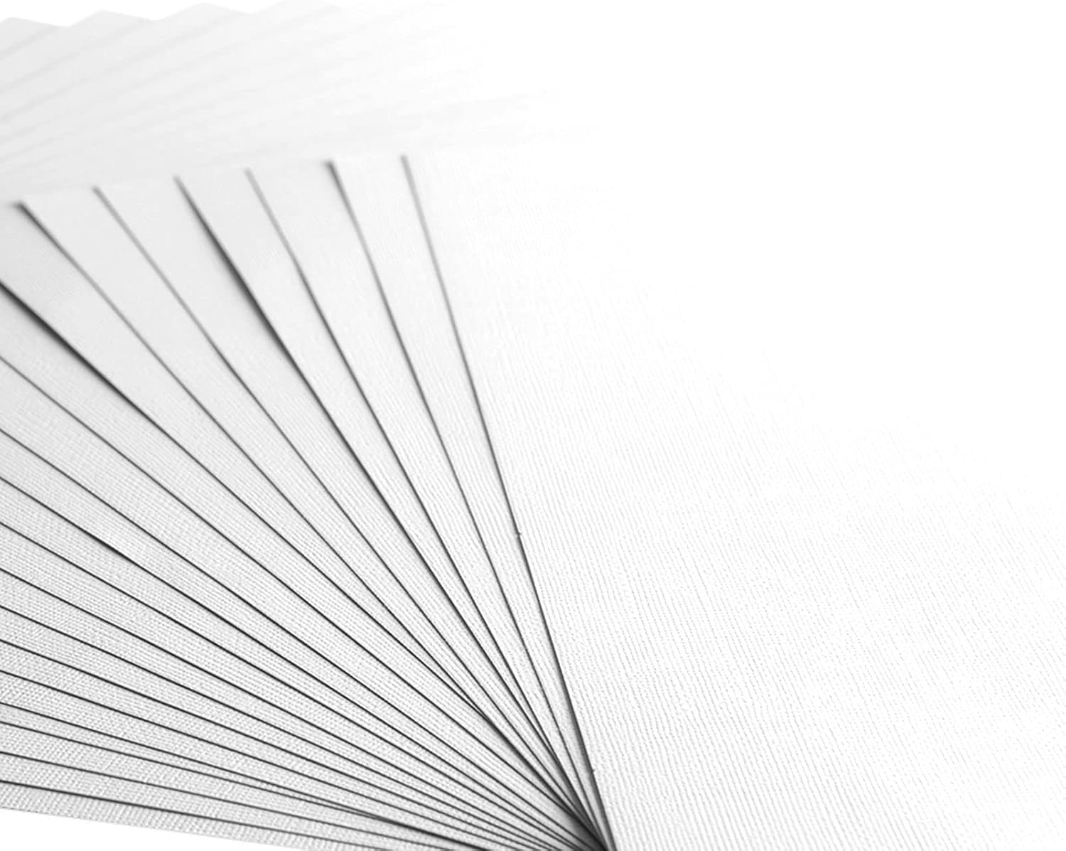 Vaessen Creative Florence Textured Cardstock Paper, White, 216 Grams, 12x12 inches, 20 Sheets, for Scrapbooking, Card Making, Die Cutting and Other Paper Crafts