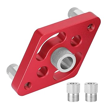 Woodworking Drilling Positioner Dowel Puncher Wood Stick Perforator Self Centering Drilling Tool Woodworking Pocket Hole Jig Self-Centering Doweling Jig