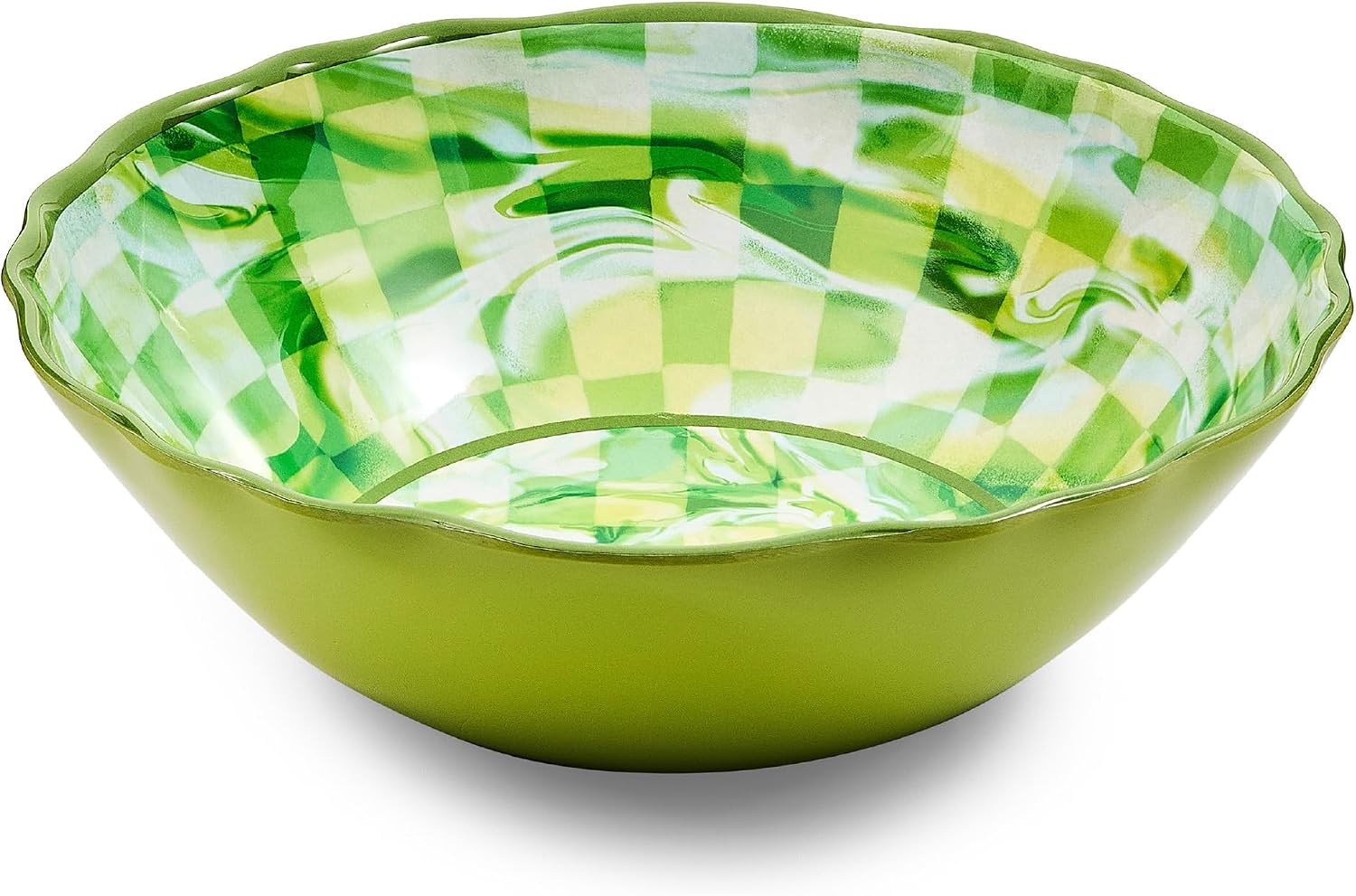 MACKENZIE-CHILDS Melamine Serving Bowl, Large Decorative Bowl, 16-Cup Capacity, Jamboree