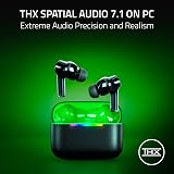 Razer Hammerhead V3 X HyperSpeed Xbox - Wireless Multi-Platform Gaming Earbuds - HyperSpeed Wireless & Bluetooth - 40 Hours of Battery - Water-Resistant IPX4 - THX Spatial Audio | Black - 6