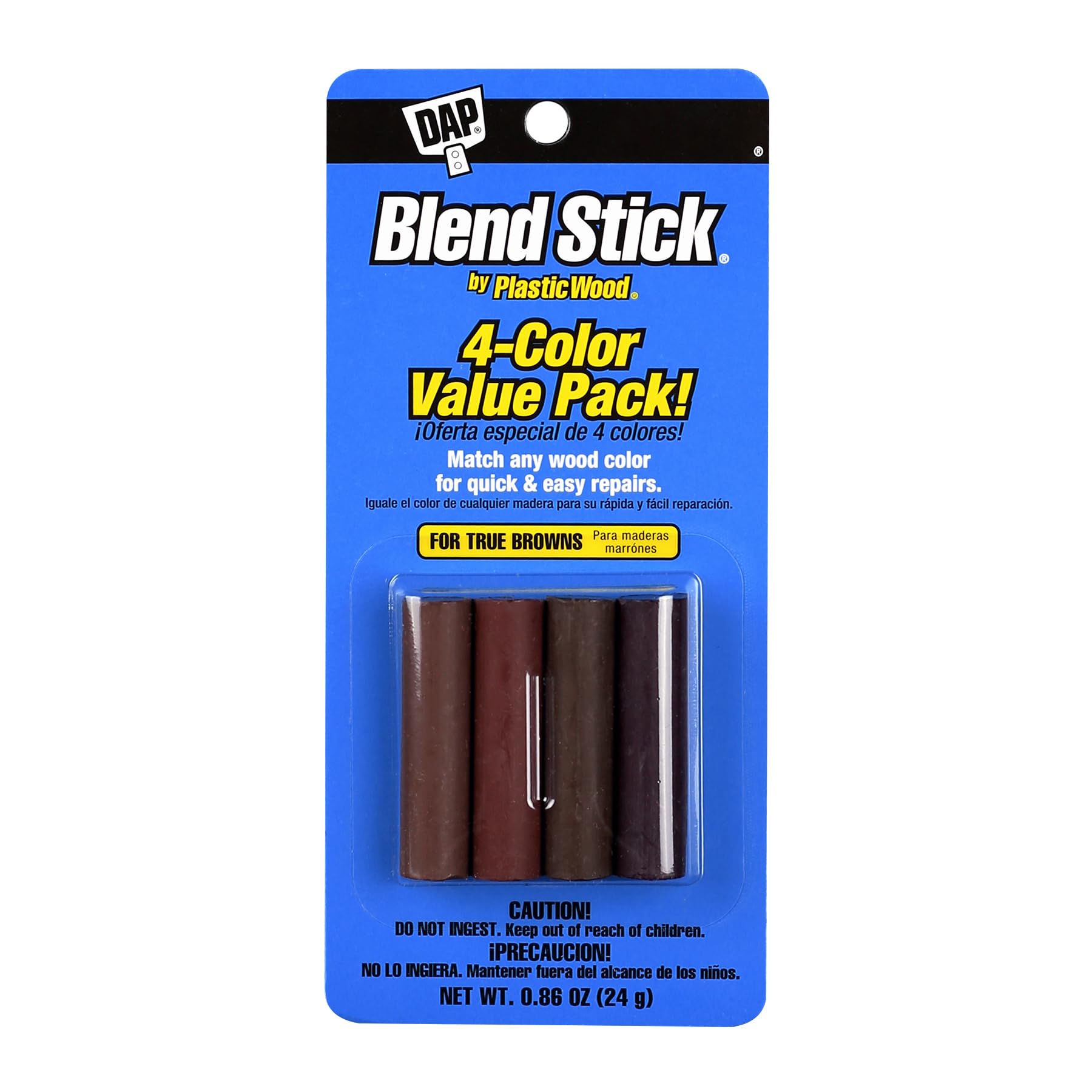 Plastic Wood Blend Sticks 4-Pack, True Wood (7079804102)
