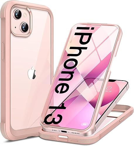 Miniatura 810 de Miracase Glass Series - Funda para iPhone 11 de 6.1 pulgadas, funda resistente de cuerpo completo mejorado con protector de pantalla de vidrio Negro