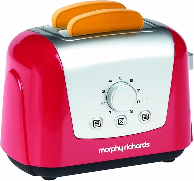 Casdon Morphy Richards Toaster | Pop-Up Toy Toaster For Children Aged 3+ | Includes 2 Pieces Of Pretend Toast For Realistic Play!