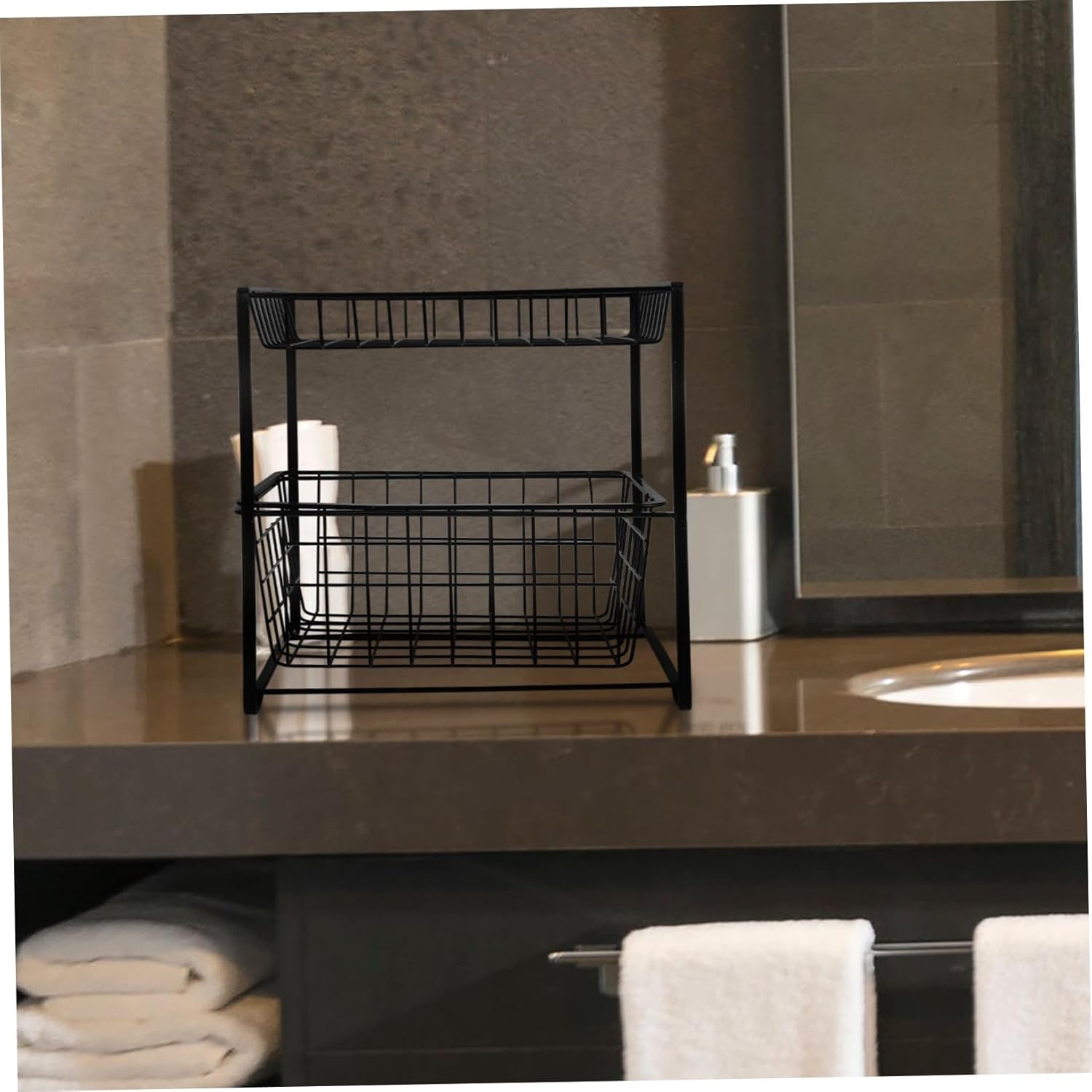 Sink Storage Rack Kitchen Cabinet Organizer Multi-functional Bathroom Shelf