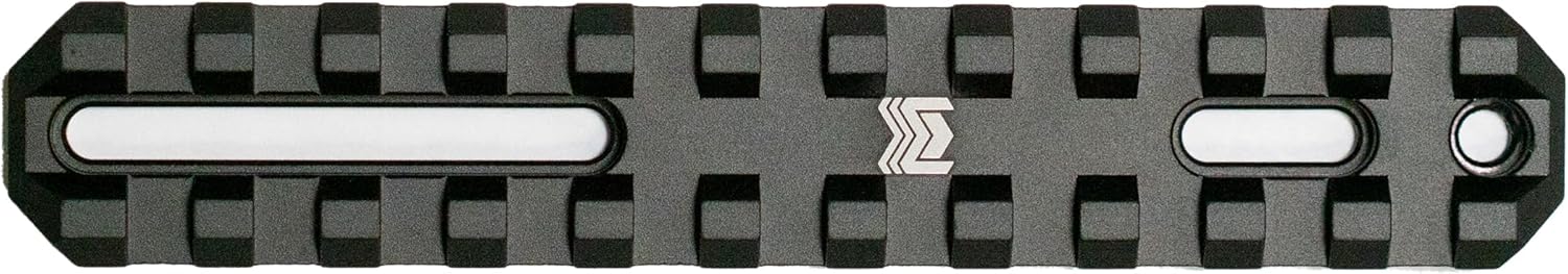 Monstrum Grimlock Shotgun Rail Mount with Universal Mounting System and Complete Screw Set | Compatible with Drilled and Tapped Mossberg/Remington/Winchester/Weaver 93 Pattern Shotgun Models
