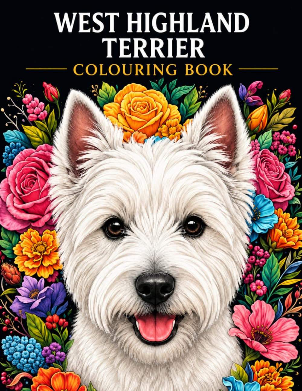 West Highland Terrier Adult and Child Colouring Book (Dog Breed Colouring Books)