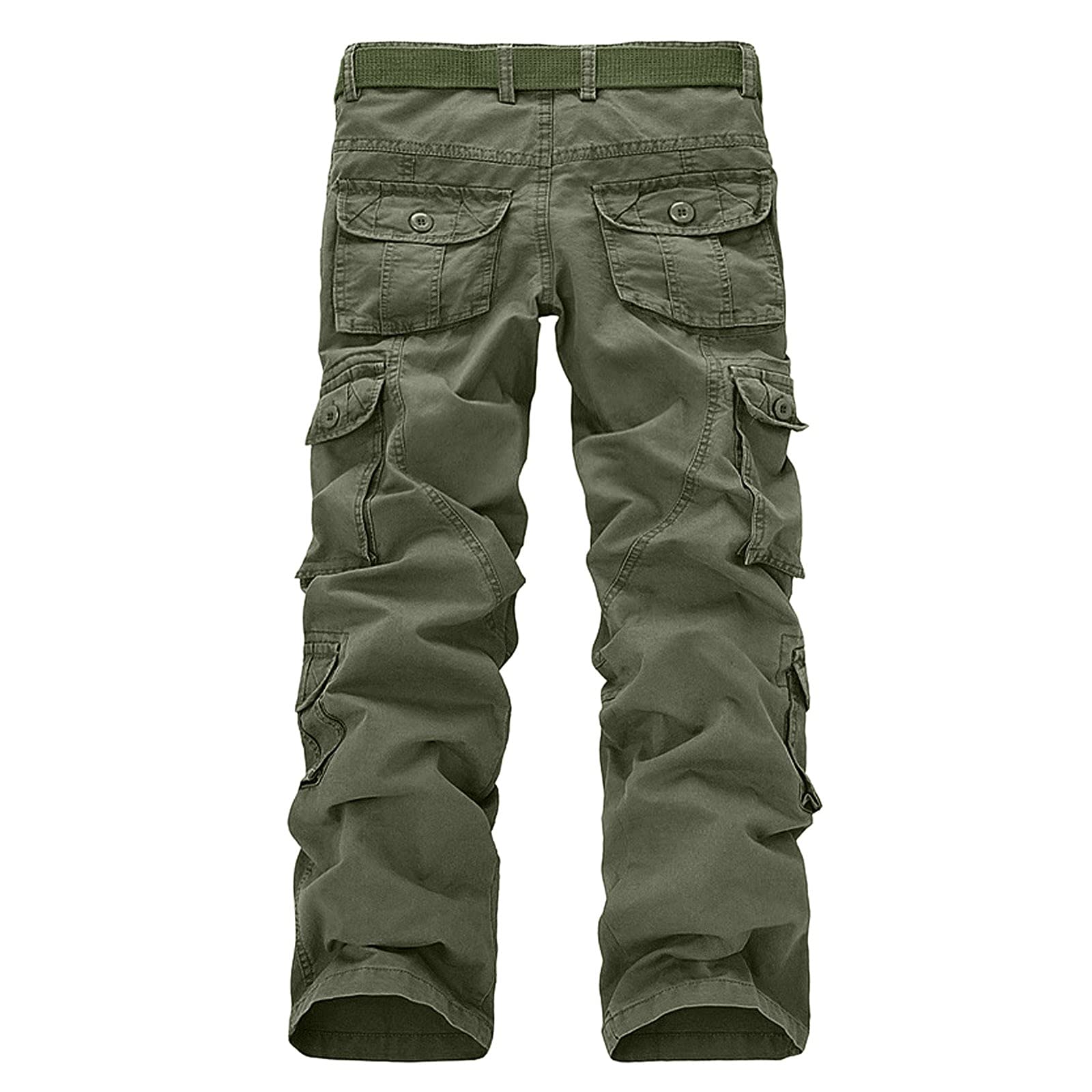 Pantalones cargo de algodón para hombre, pantalones chinos holgados, pantalones de trabajo, pantalones de trabajo, pantalones cargo para hombre, camuflaje militar, pantalones de trabajo para hombre,