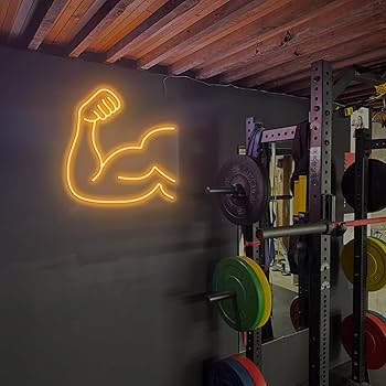 ネオンサイン　筋肉　LED ライト　マッチョ　マッスル　インテリア　壁掛け ネオンサイン 筋肉 LED ライト マッチョ マッスル インテリア