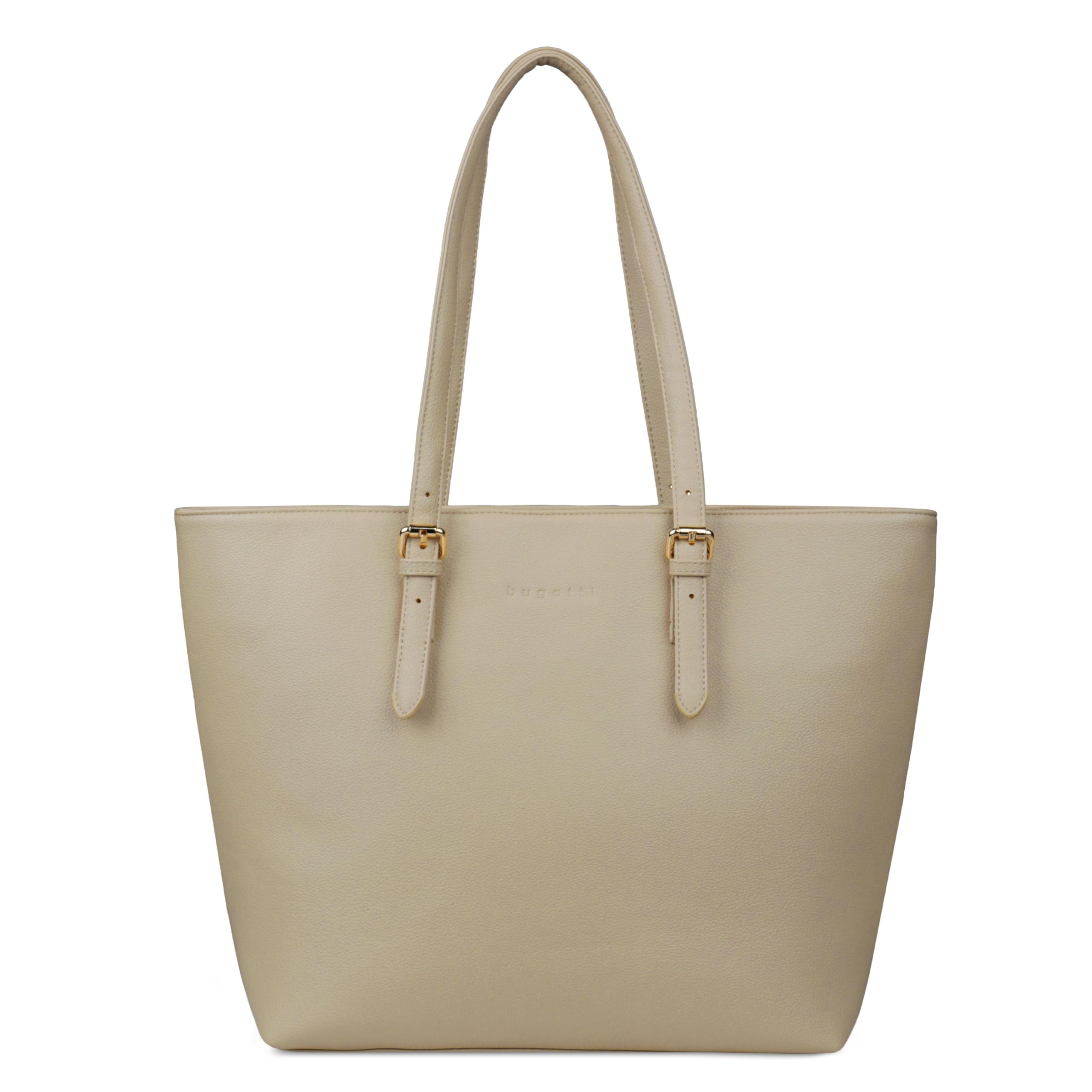 bugatti Mare 3.0 – Bolso grande tipo tote para mujer, bolso ligero de imitación de cuero