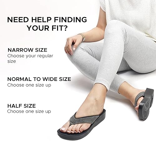 Miniatura 3 de AEROTHOTIC Calzado de Recuperación Sin Cordones Fascitis Plantar Chanclas para Mujeres Base de Yoga Caminata al Aire Libre Playa Damas Soporte de