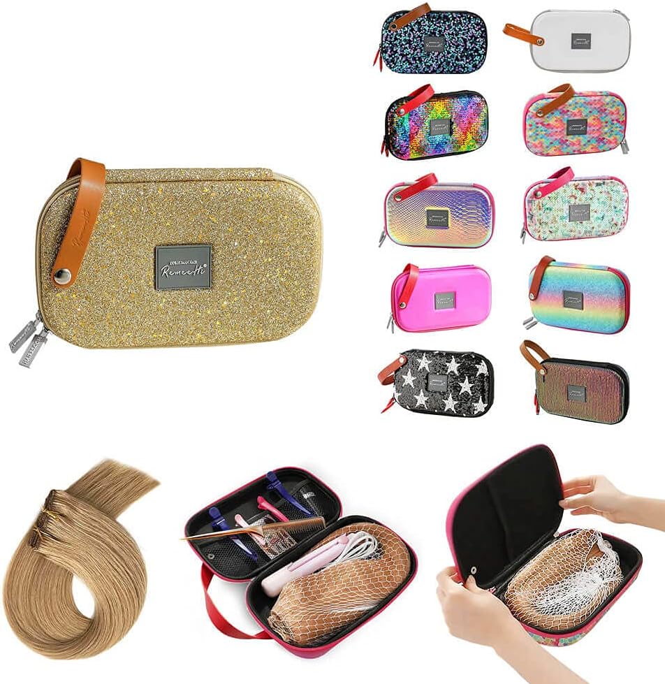 RemeeHi Hair Lace Wig Travel Bag Storage Case,Hair Wig Hair Tools Hairdressing Bag - Image 3