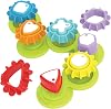 Yookidoo Shape 'N' Spin Gear Sorter A Developmental Activity Toy for Children Aged 1-3 Years Sorting Game for Toddlers with Multiple Colours and Shapes That Also Spin