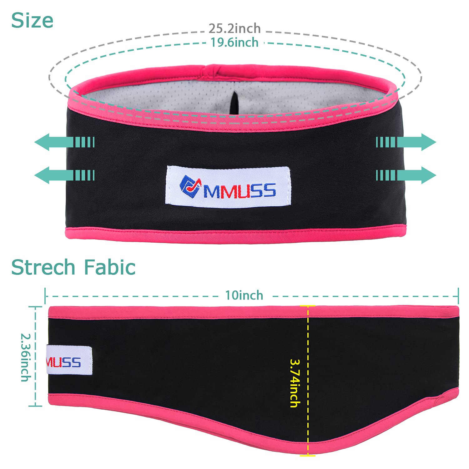 MMUSS Sleep Headphones Headband with 