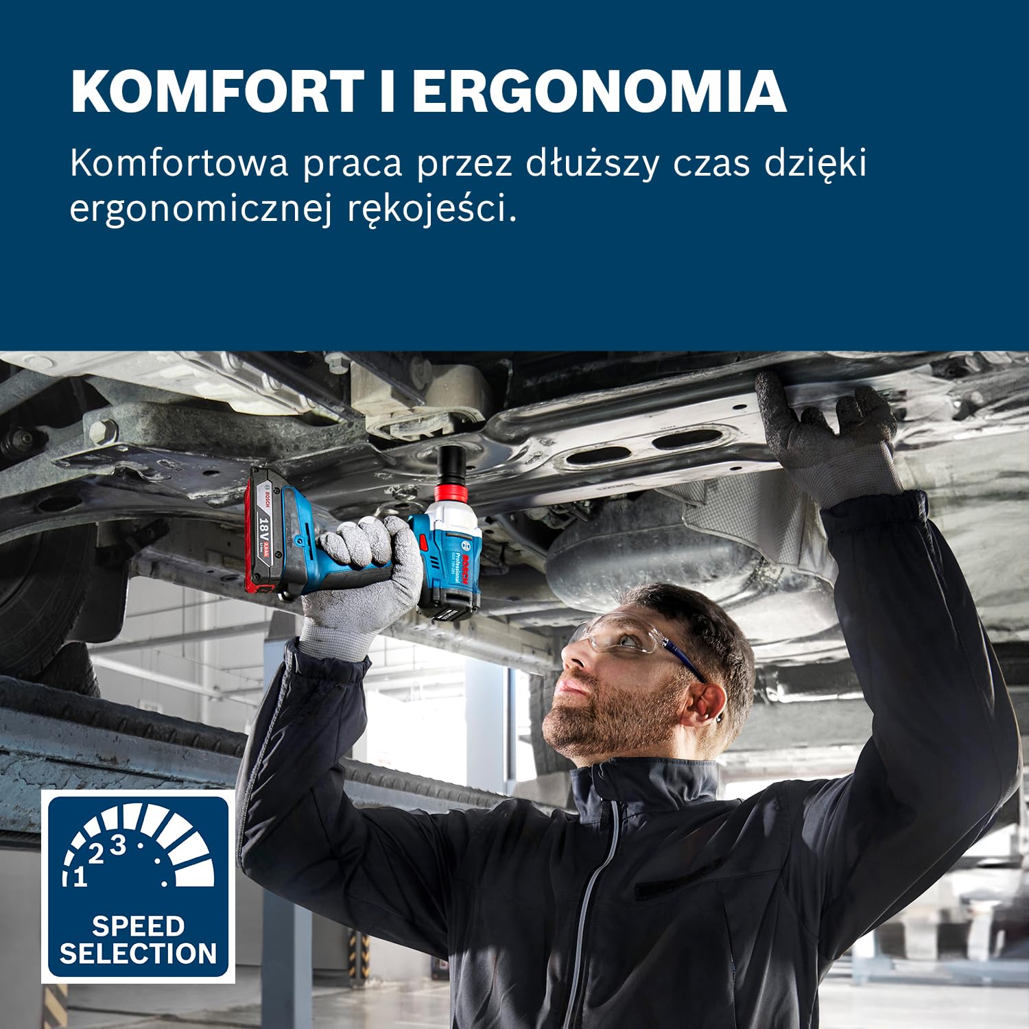 Bosch Professional 18 V firmy Bosch: akumulatorowa wkrętarka udarowa GDX 18V-285 (walizka L-BOXX)