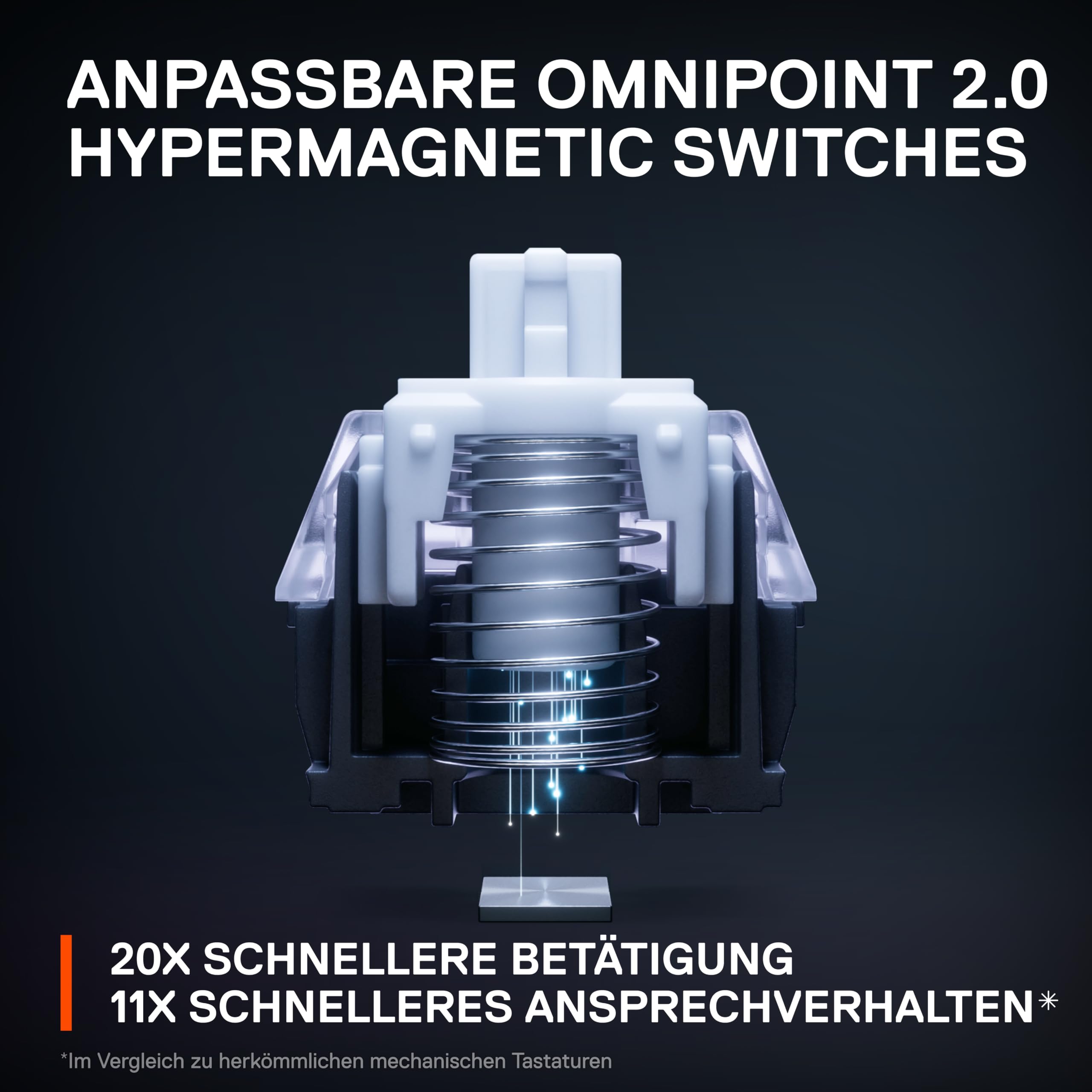 SteelSeries Apex Pro HyperMagnetic Gaming-Tastatur – Die 