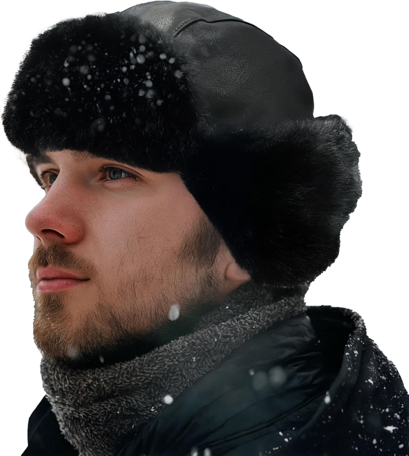 Clakllie Unisex winter pilotenmuts trappermuts winddicht warme Clakllie Unisex winter pilotenmuts trappermuts winddicht warme