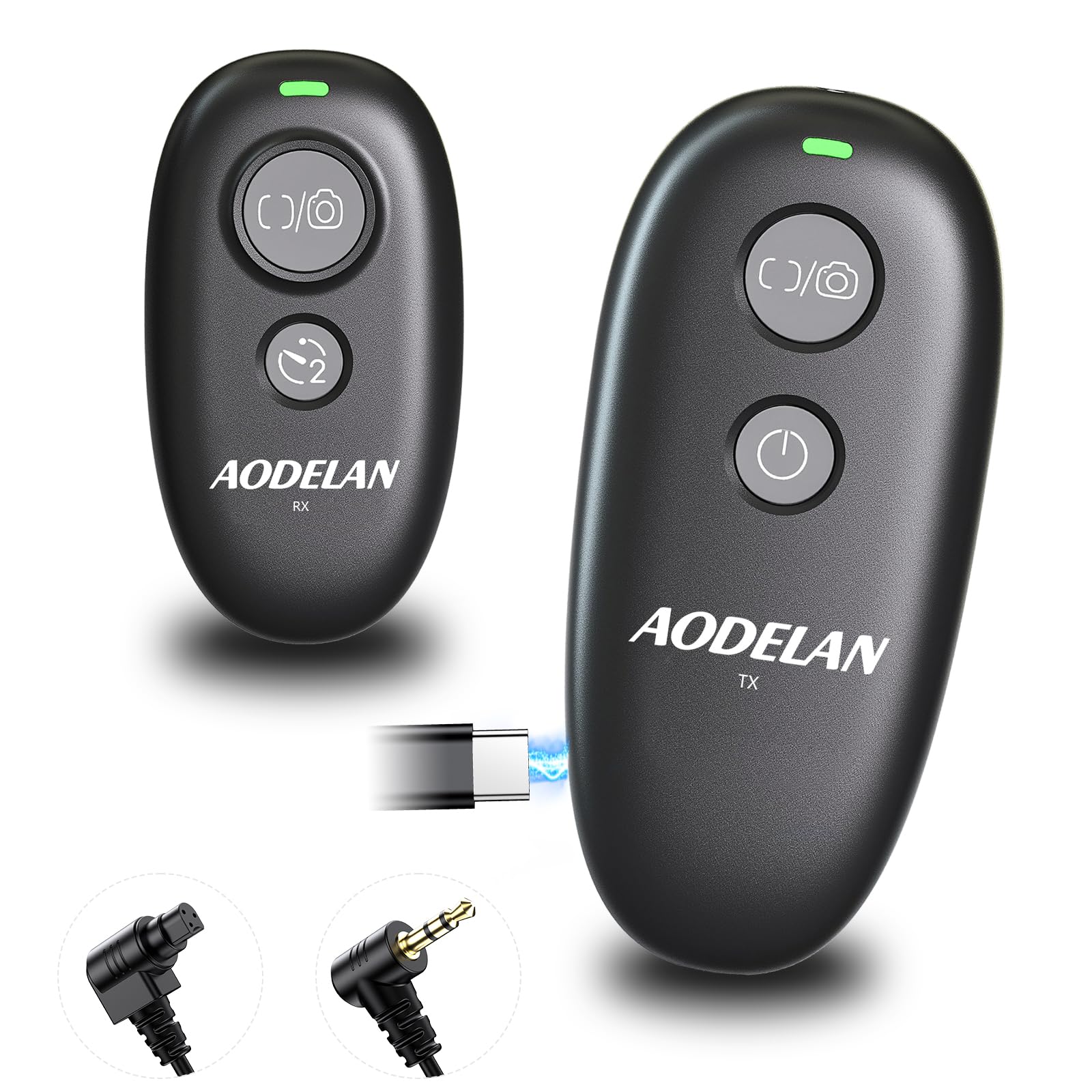 Upgraded Rechargeable Wireless Camera Remote Control Shutter Release