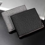 Mens Wallet Slim Credit Card Holder Wallet for Men and Boy, Man Small Wallet Bifold Credit Card Wallet Canvas Mens Slim Wallet Lightweight and Portable for Pants Pockets (Minimalist, Grey)