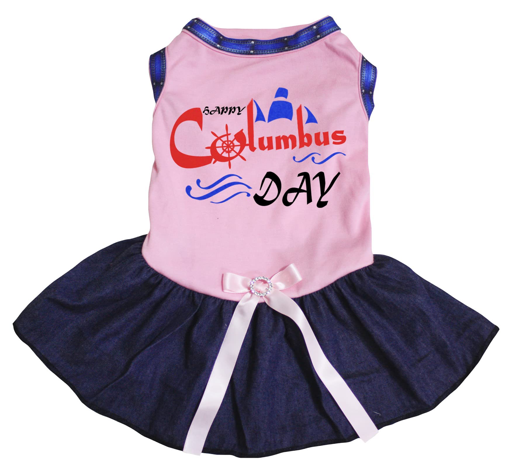 Robe pour chiot confortable XL rose et marine contre le froid des balades